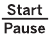 Afbeelding van de knop Start/Pauze