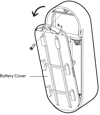Batterijen installeren/vervangen - Stap 1