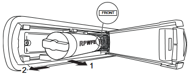 De filterpatroon verwijderen