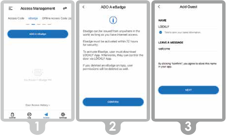 eBadge - Stap 1