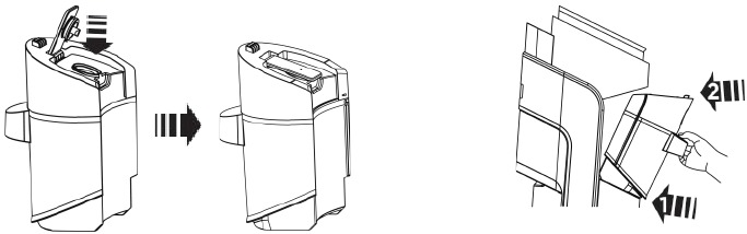 De schoonwatertank vullen - Stap 2