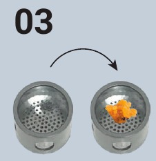 Extract aanbrengen op doseercapsule