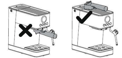 DE KOFFIEMACHINE OPBERGEN