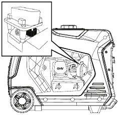 Chokeklep van de carburateur