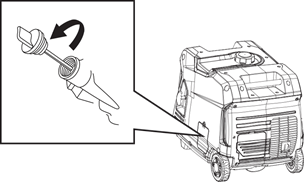 CONTROLE MOTOROLIEPEIL - Stap 2