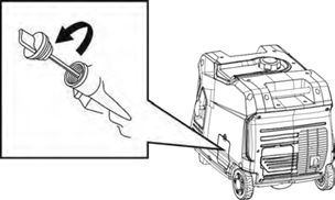 CONTROLE MOTOROLIEPEIL - Stap 2