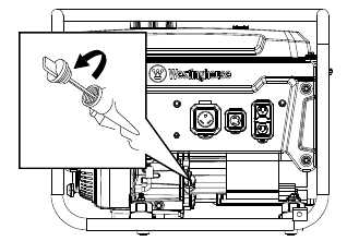 CONTROLE MOTOROLIEPEIL - Stap 2