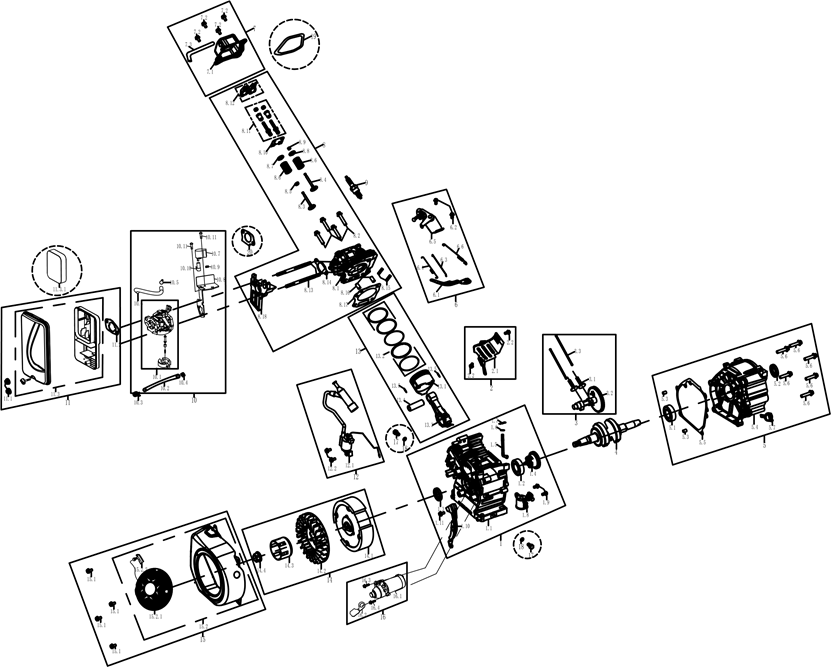 UITGEKLAPT AANZICHT MOTOR