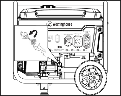 CONTROLE MOTOROLIEPEIL - Stap 2