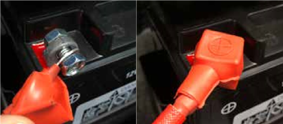 DE BATTERIJ AANSLUITEN - Stap 2