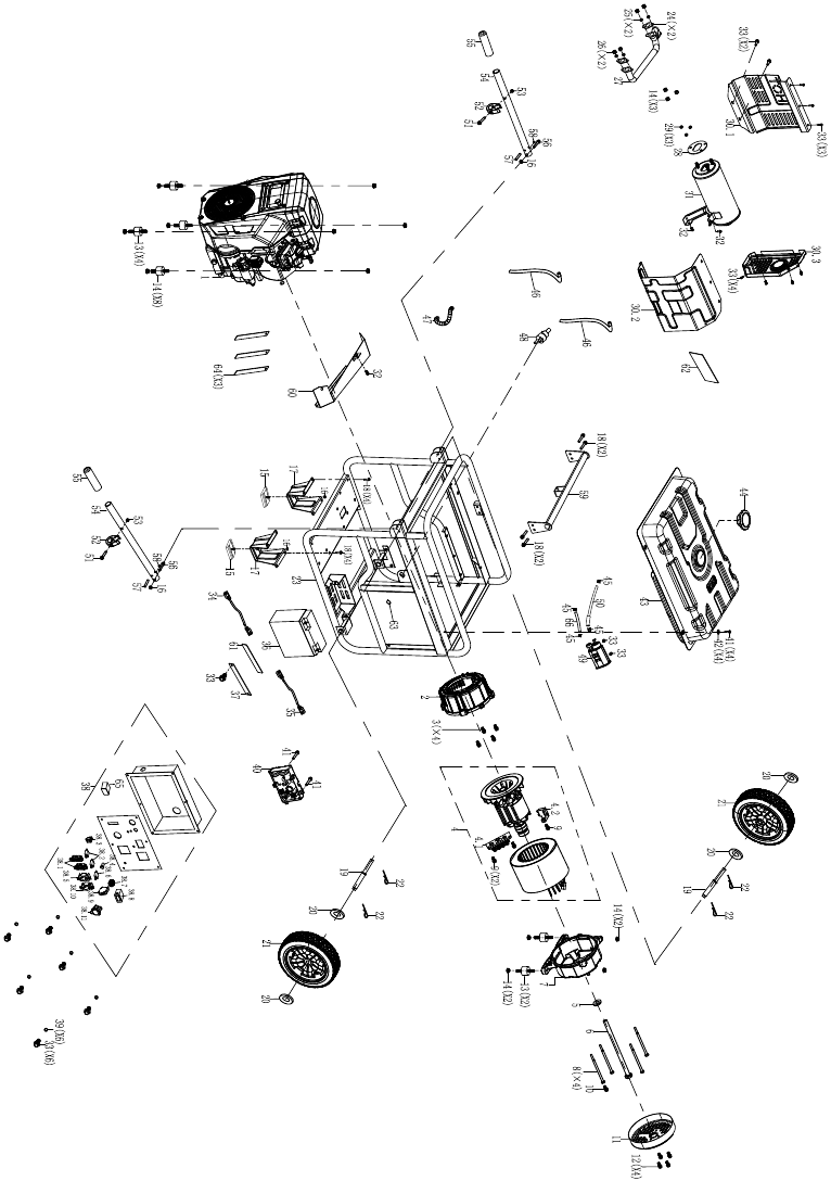 WPro12000 EXPLOSIETEKENING