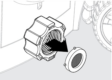 Tuinslangadapter reinigen