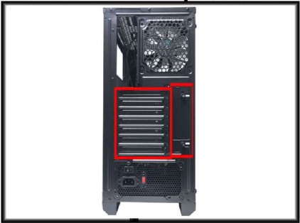 De PCI-componenten installeren - Stap 1