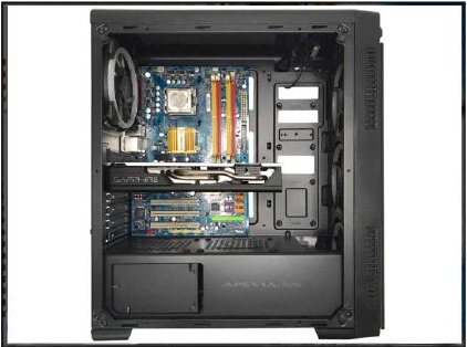 De PCI-componenten installeren - Stap 2