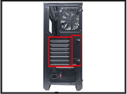 De PCI-componenten installeren - Stap 1