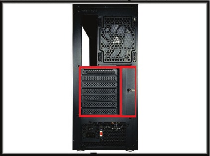 De PCI-componenten installeren - Stap 1