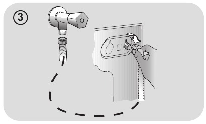 Hydraulische aansluitingen - Stap 1