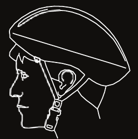 Helm die de voorkant van het voorhoofd niet bedekt
