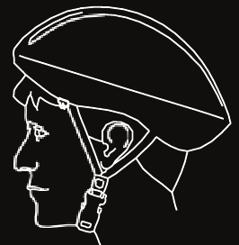 Helm zit niet goed