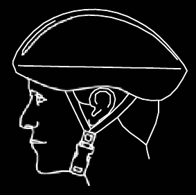 Correct passende helm