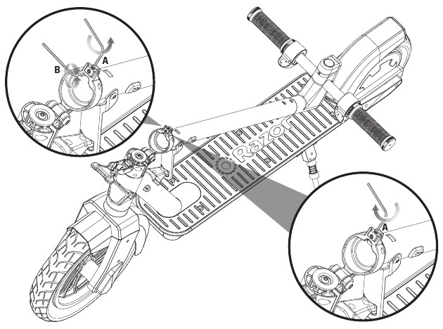 Het vouwmechanisme aanpassen