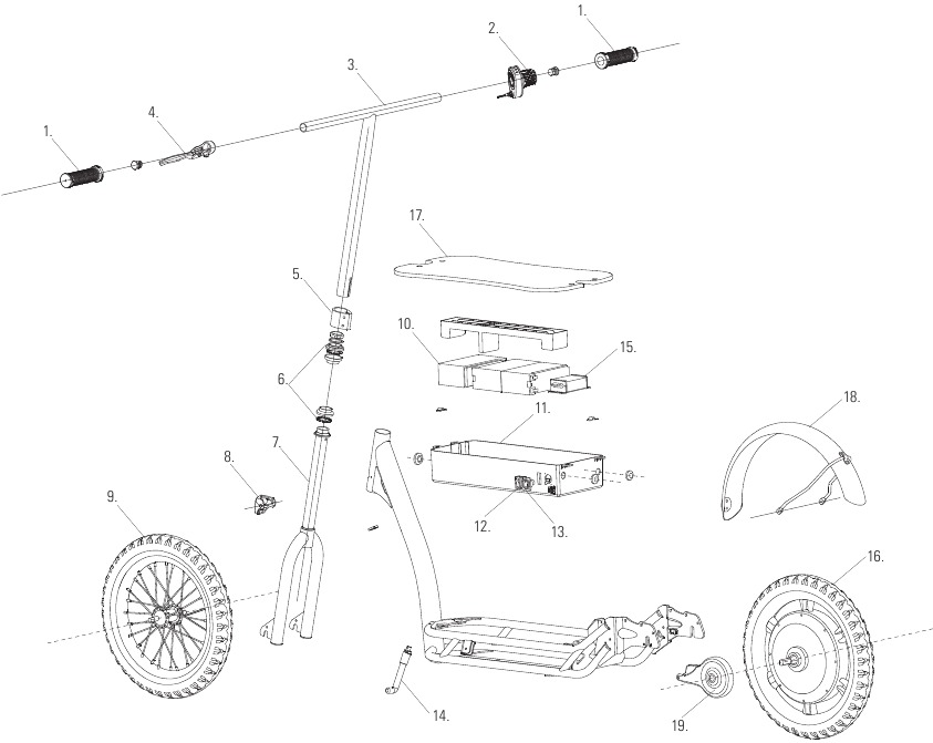 ECOSMART SUP-ONDERDELEN