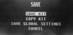 Een kit opslaan
