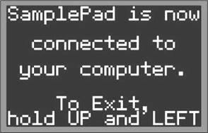 Optiemenu - Samples/kits laden via USB