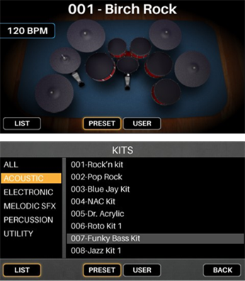 Kits selecteren