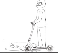 Rijden door diepe plassen