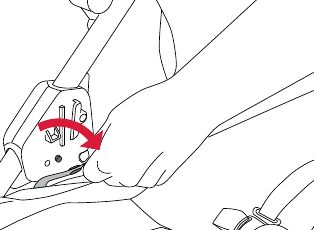 De babyautostoelontvangers bevestigen - Stap 1