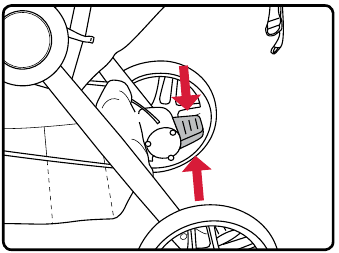 Bediening - De parkeerrem gebruiken