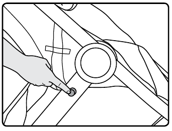 De kinderwagen inklappen - Stap 1