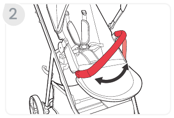 De bumperstang draaien - Stap 2