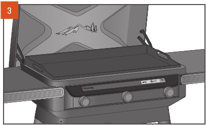 UW FLAT TOP GRILL INBRANDEN - Stap 3