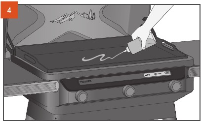 UW FLAT TOP GRILL INBRANDEN - Stap 4