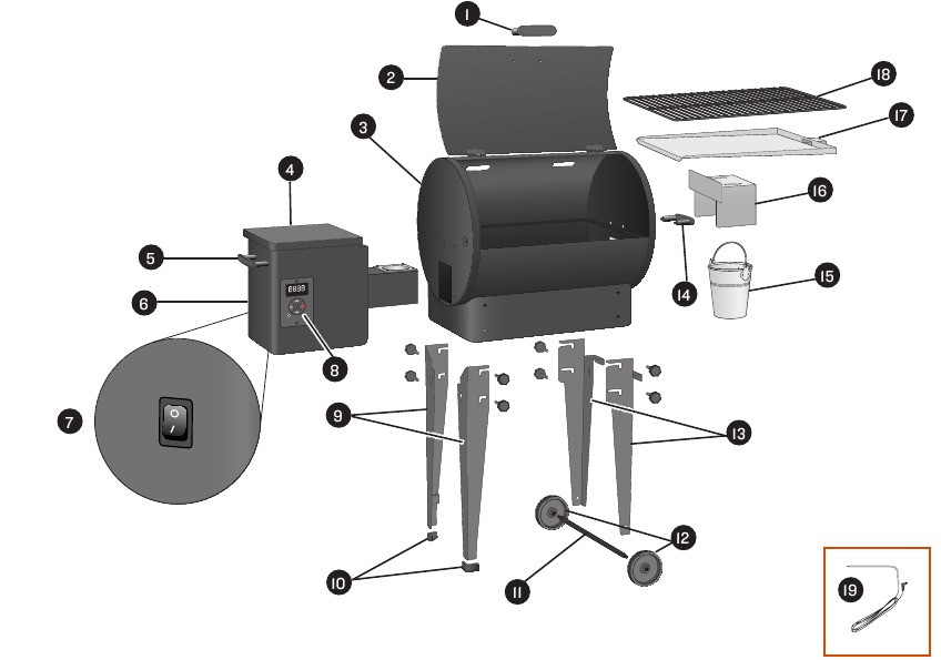 GRILLONDERDELEN