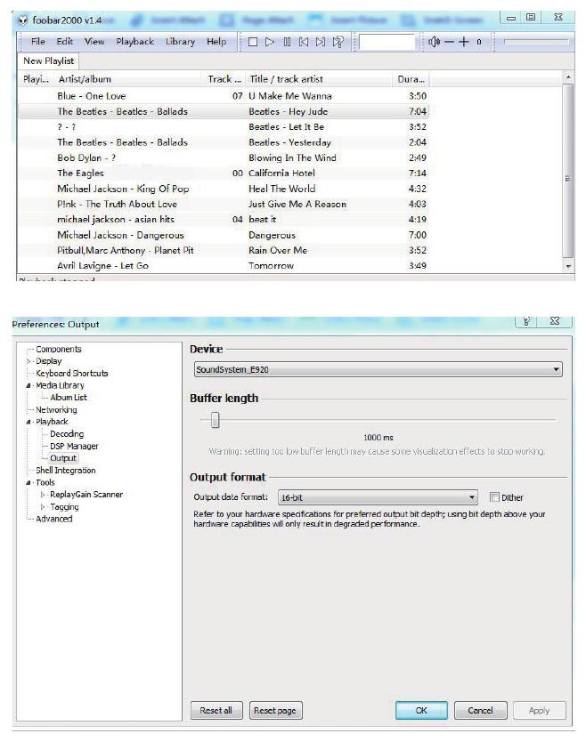 Muziek afspelen vanaf Windows-pc via Foobar2000