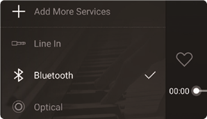 Afspelen in Bluetooth-modus