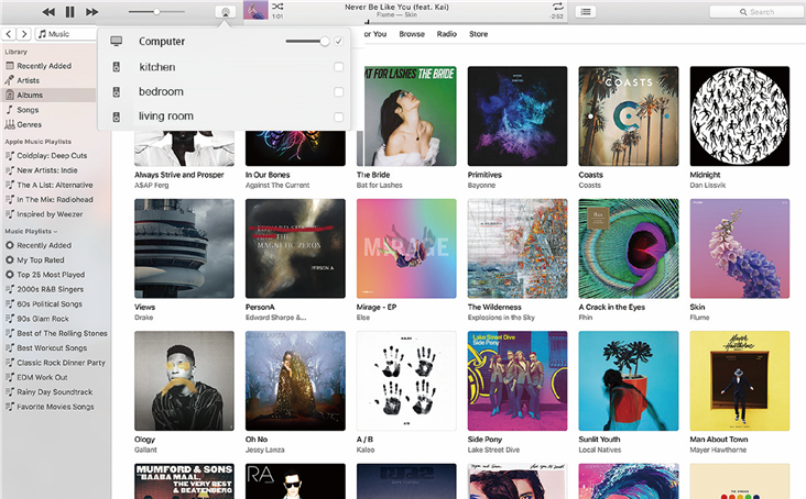 Muziek afspelen van iTunes op Mac en Windows PC