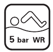 Waterdichtheid 5 bar