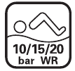 Waterbestendigheid (10 bar/15 bar/20 bar)
