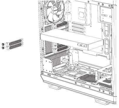 De PCI / PCIe-kaarten installeren
