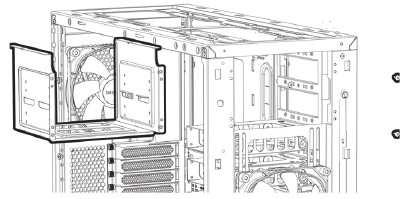 HDD PANEL REMOVAL/ADJUSTMENT - Step 1