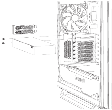 De PCI / PCIe-kaarten installeren