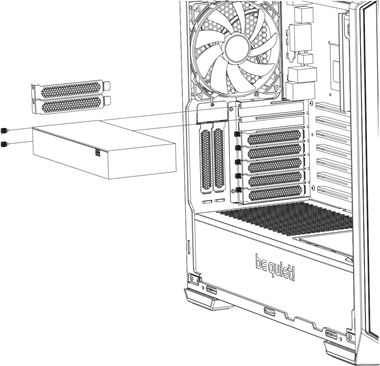 De PCI / PCIe-kaarten installeren 