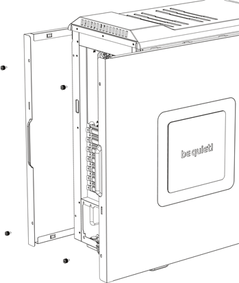 VERWIJDER DE ZIJPANELEN