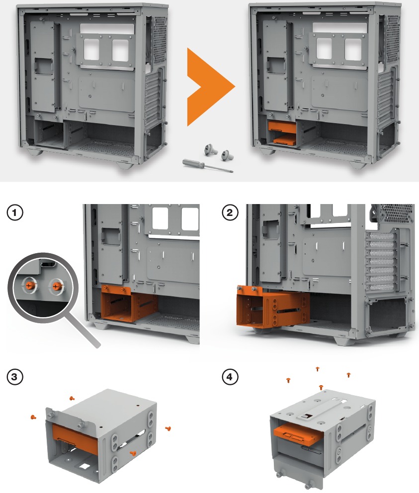 DRIVES IN DE HDD-KOOI INSTALLEREN