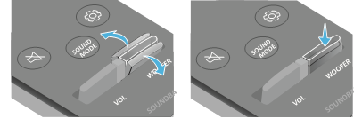 WOOFER (BASS) LEVEL