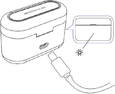 Voor gebruik - De oplaadcassette opladen